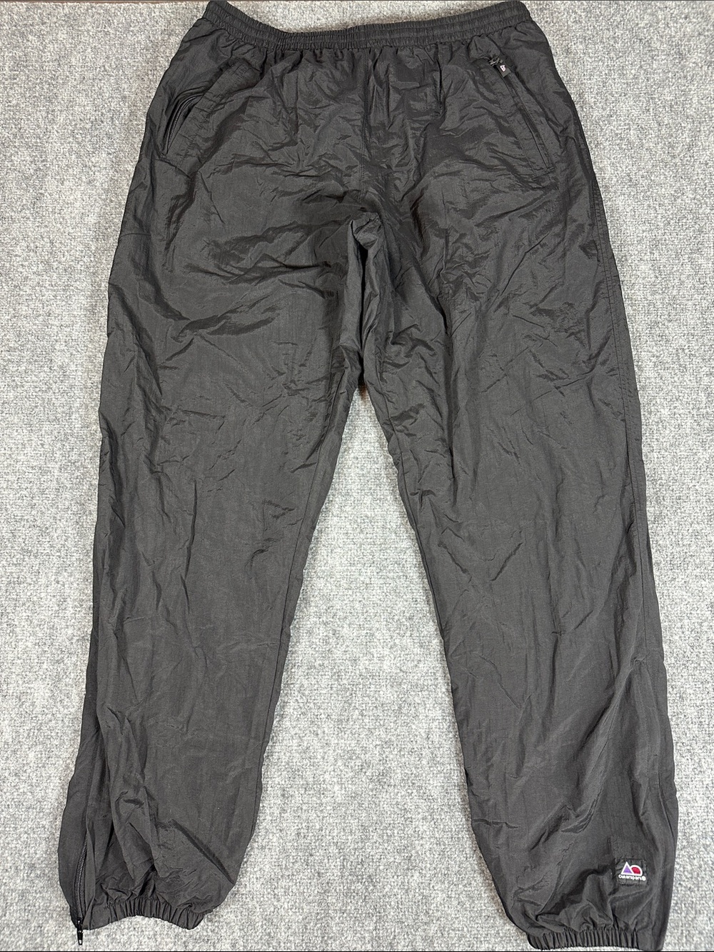Vintage Outersport Black Lined Joggers Men’s XXL